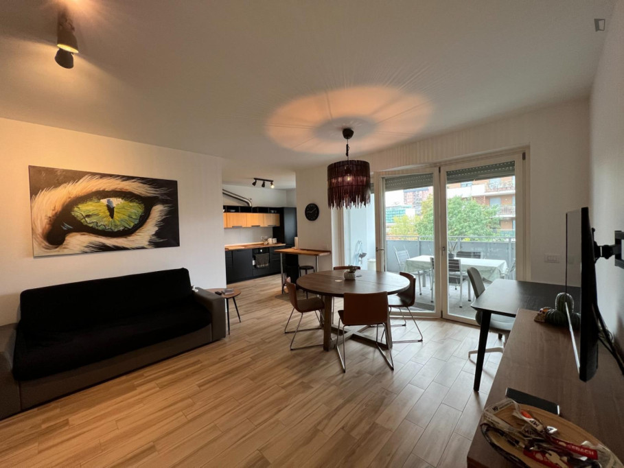 Modern penta house 2-bedroom apartment for rent in Bovisa - Milan - chambre - ImmoJeune