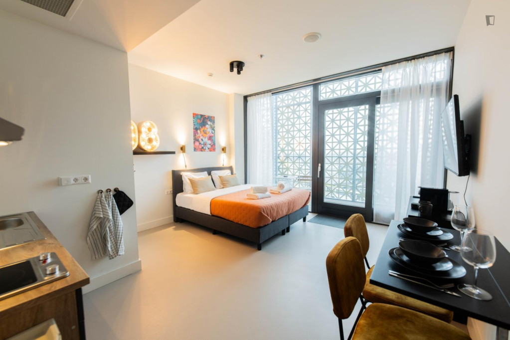 Bright studio in well-connected Katendrecht - Rotterdam - chambre - ImmoJeune