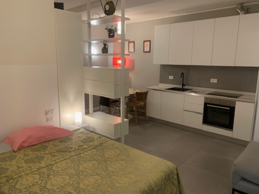 Charming, Newly Renovated Studio Apartment in the Heart of Bologna - Bologne - chambre - ImmoJeune