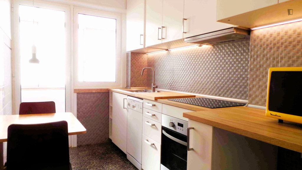 Bright, sunny apartment near Entrecampos university campus, metro and train - Lisbonne - chambre - ImmoJeune