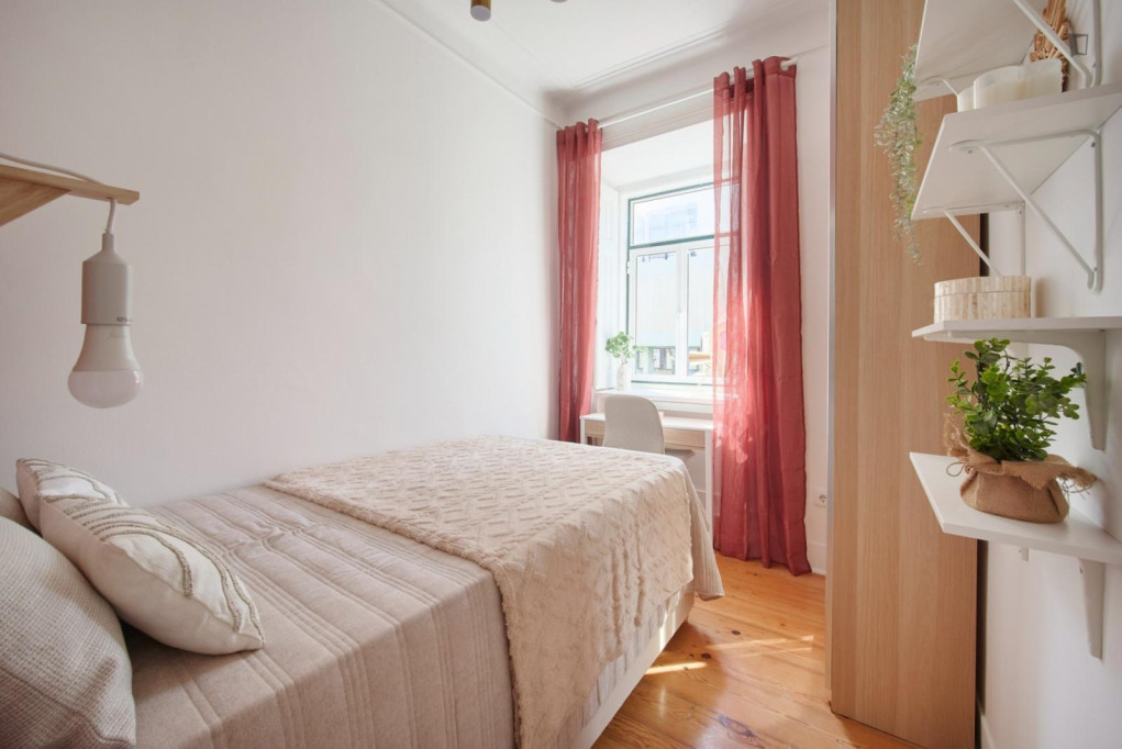 Cozy single bedroom - Lisbonne - chambre - ImmoJeune