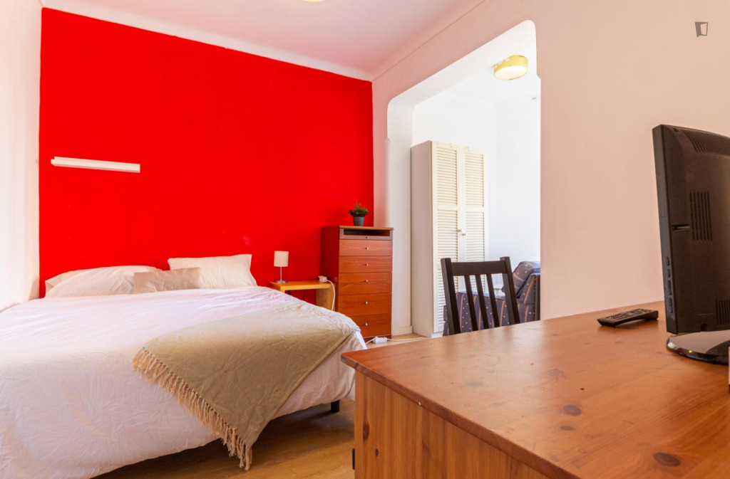 Ample double bedroom near the Sant Andreu metro - Barcelone - chambre - ImmoJeune