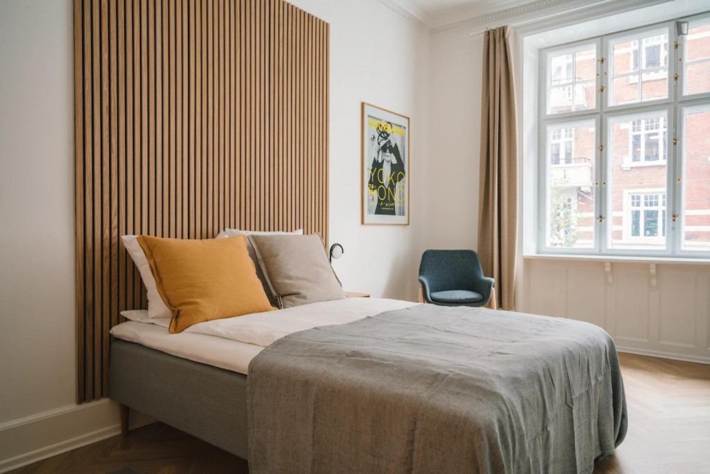 Modern single bedroom in shared flat in bustling Indre By - Copenhagen - chambre - ImmoJeune