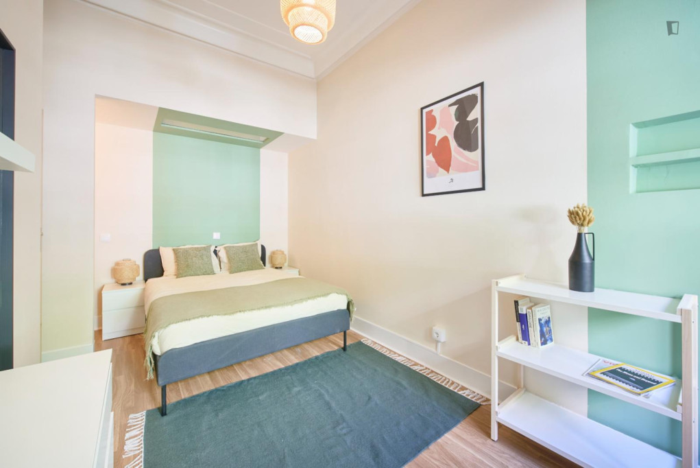 Stylish single bedroom close to Parque Eduardo VII - Lisbonne - chambre - ImmoJeune
