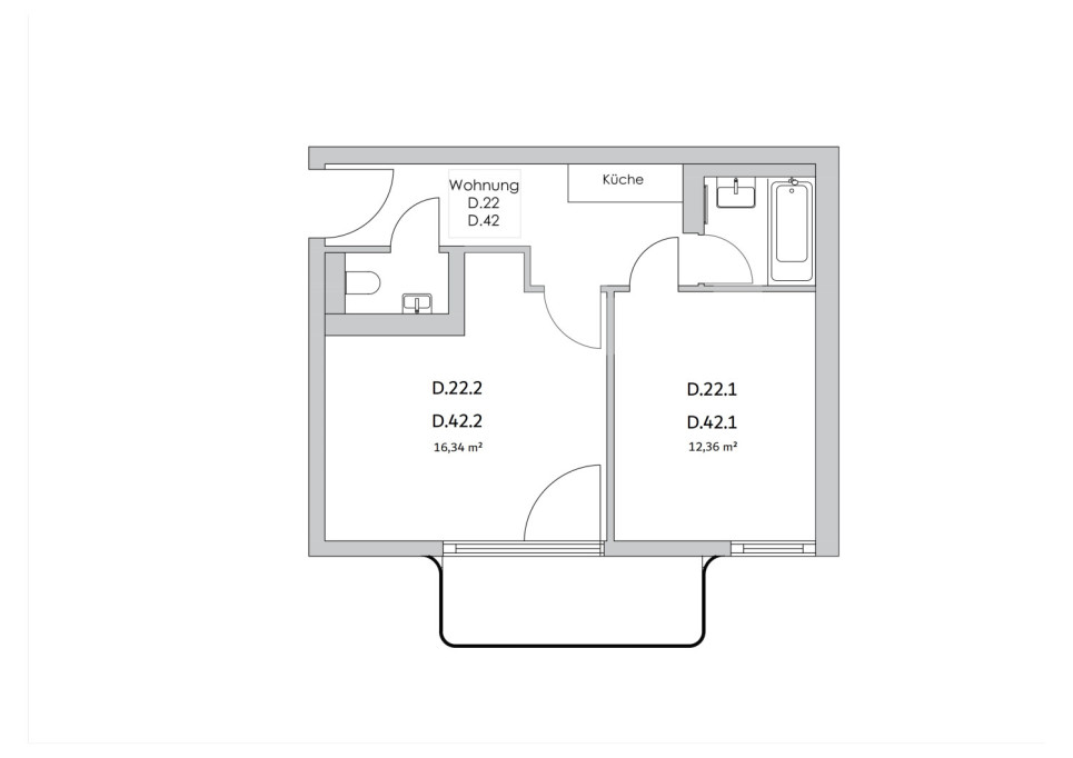 Zimmer in der Nazarethkirchstraße 51 (Aufgang D)