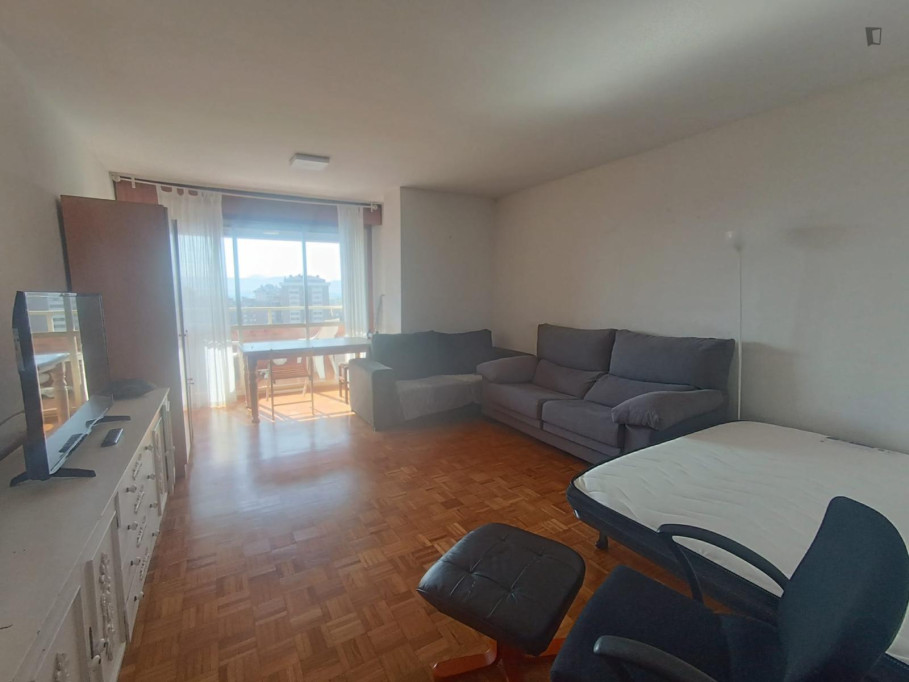 Large double bedroom near Universidad Navarra - Pamplona - chambre - ImmoJeune