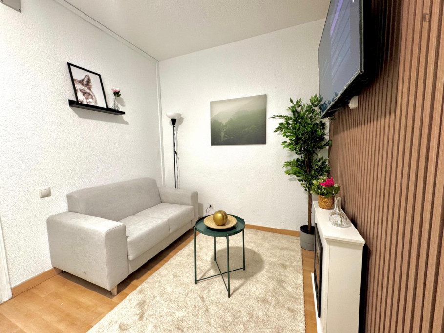 1-Bedroom apartment in Nueva España - Madrid - chambre - ImmoJeune
