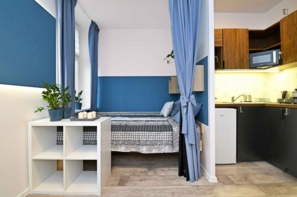Appealing studio in Fabryczna - Lodz - chambre - ImmoJeune