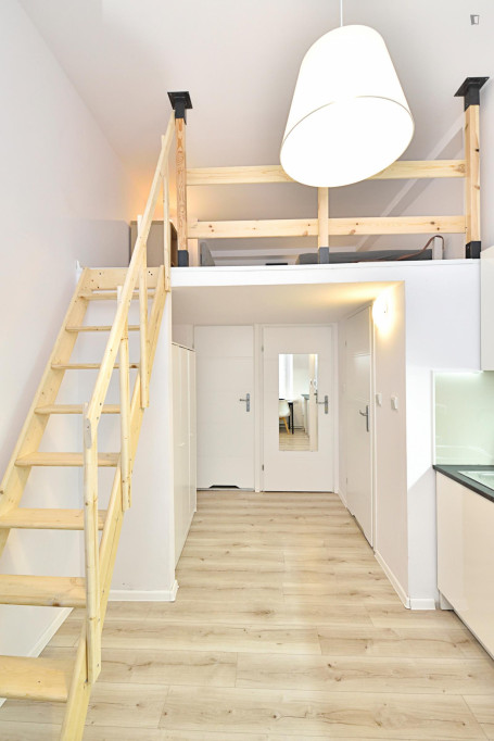 Nice lofted studio in Fabryczna - Lodz - chambre - ImmoJeune
