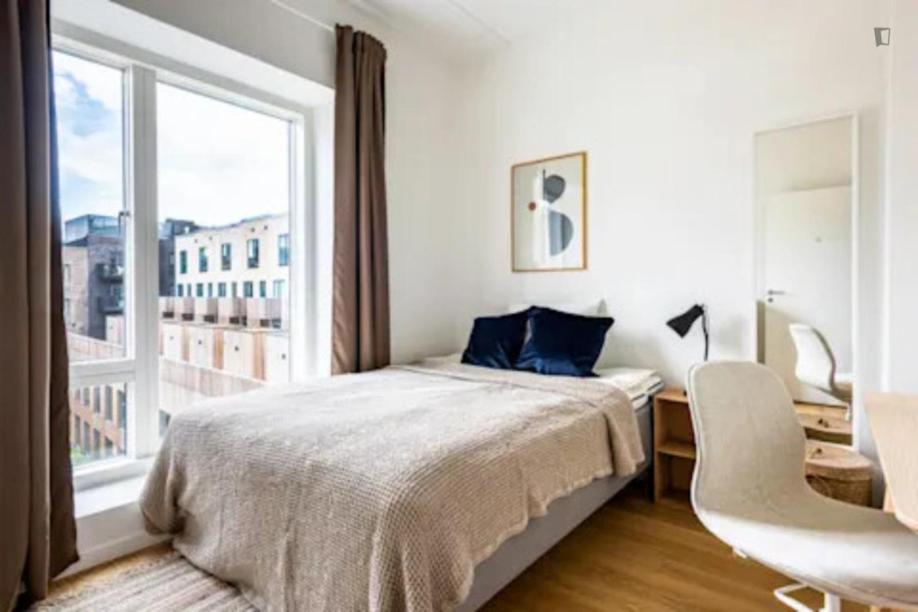Bright single bedroom in pleasant shared flat in Sydhavnen - Copenhagen - chambre - ImmoJeune