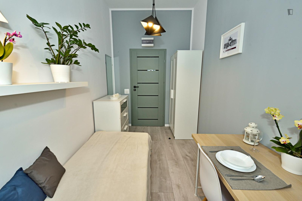 Welcoming single bedroom close to Politechnika Łódzka
