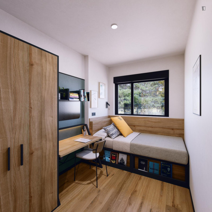 Lovely single bedroom in a 2-bedroom flat, near Ciudad Jardín Campus - Salamanca - chambre - ImmoJeune