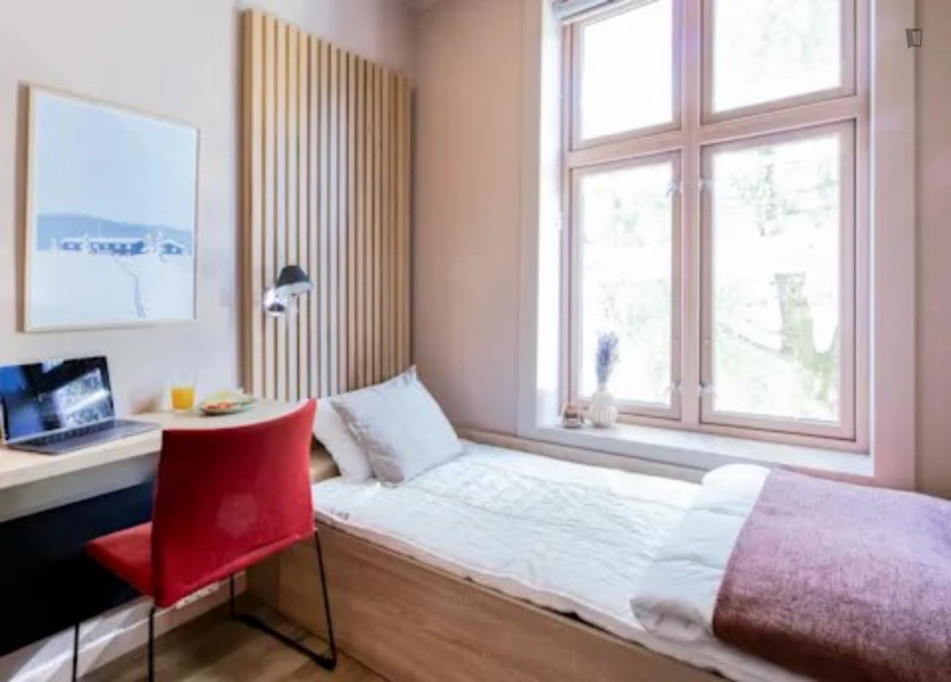 Elegant studio in Grünerløkka - Oslo - chambre - ImmoJeune