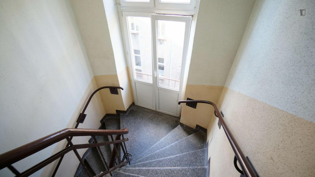 Cool single bedroom in shared flat near the Lodz University of Technology