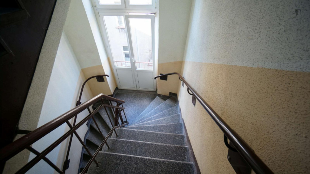 Cool single bedroom in shared flat near the Lodz University of Technology
