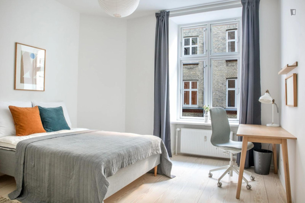 Cosy single bedroom in nice shared flat in Nørrebro - Copenhagen - chambre - ImmoJeune
