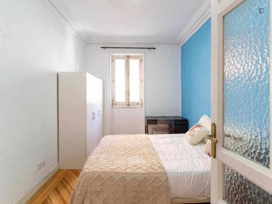 Neat double bedroom in Chamberí - Madrid - chambre - ImmoJeune