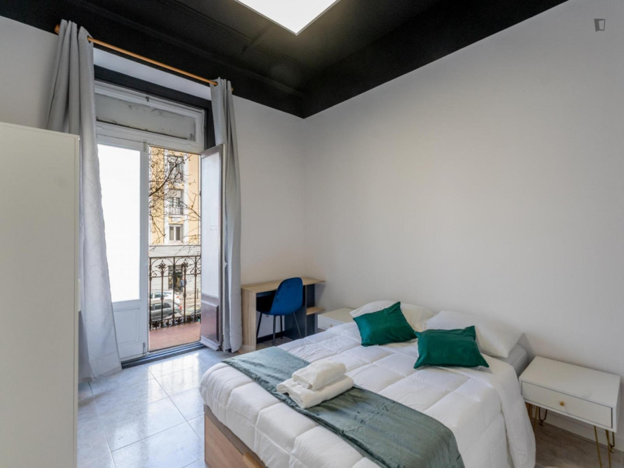 Wonderful double bedroom in Trafalgar - Madrid - chambre - ImmoJeune