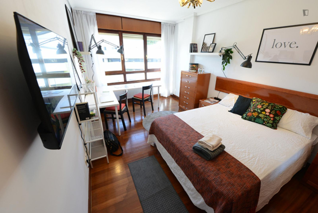 Delightful double bedroom near Larreagaburu Parkea - Bilbao - chambre - ImmoJeune