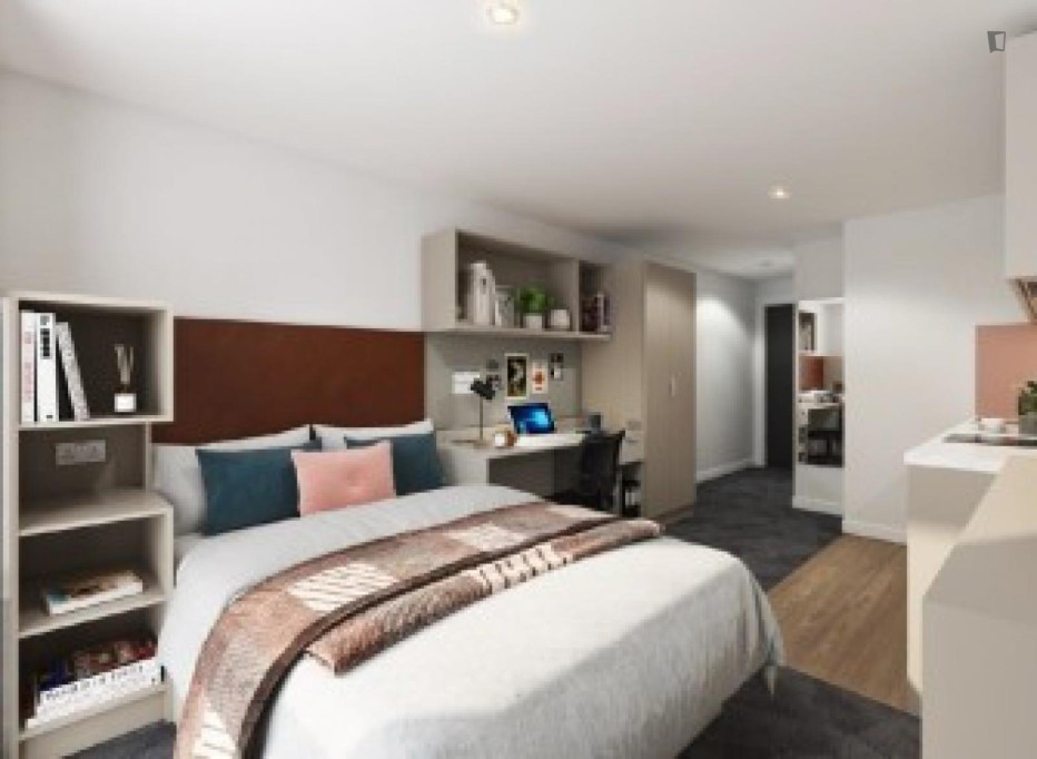 Smart studio in a residence close to Salford University - Salford - chambre - ImmoJeune