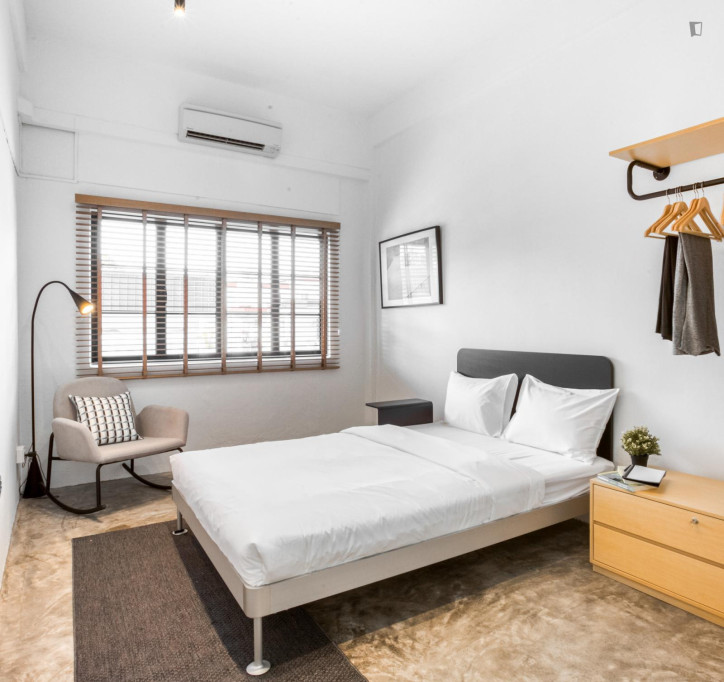 Relaxing double bedroom near Tiong Bahru metro station - Singapore - chambre - ImmoJeune