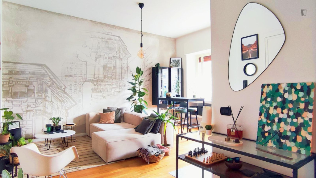 Bright 1-bedroom apartment in Città Studi-Politecnico - Milan - chambre - ImmoJeune