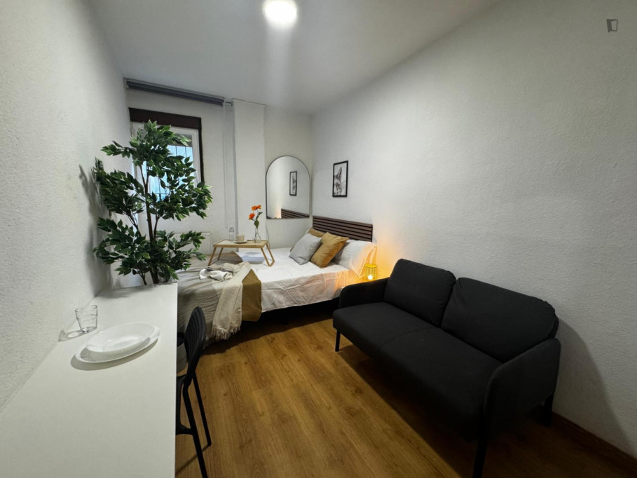 Welcoming double bedroom in Quintana - Madrid - chambre - ImmoJeune