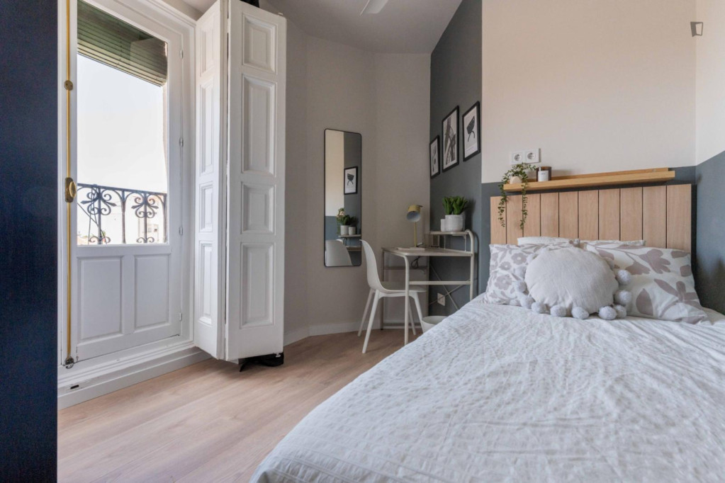 Beautiful single bedroom in Palacio - Madrid - chambre - ImmoJeune