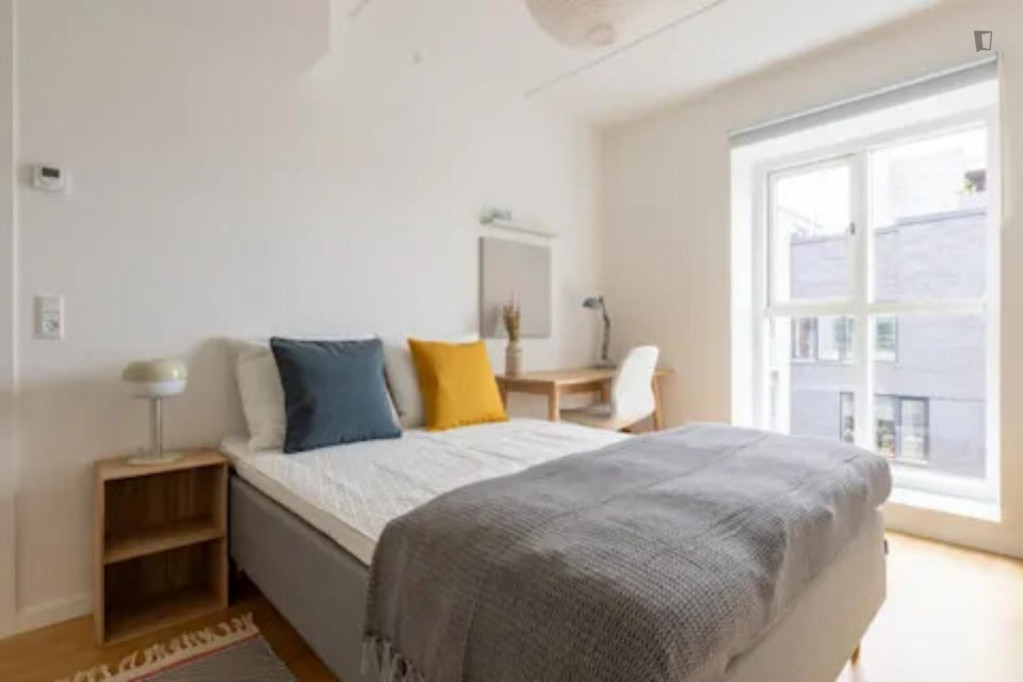 Very nice double bedroom near the Sluseholmen St. metro - Copenhagen - chambre - ImmoJeune