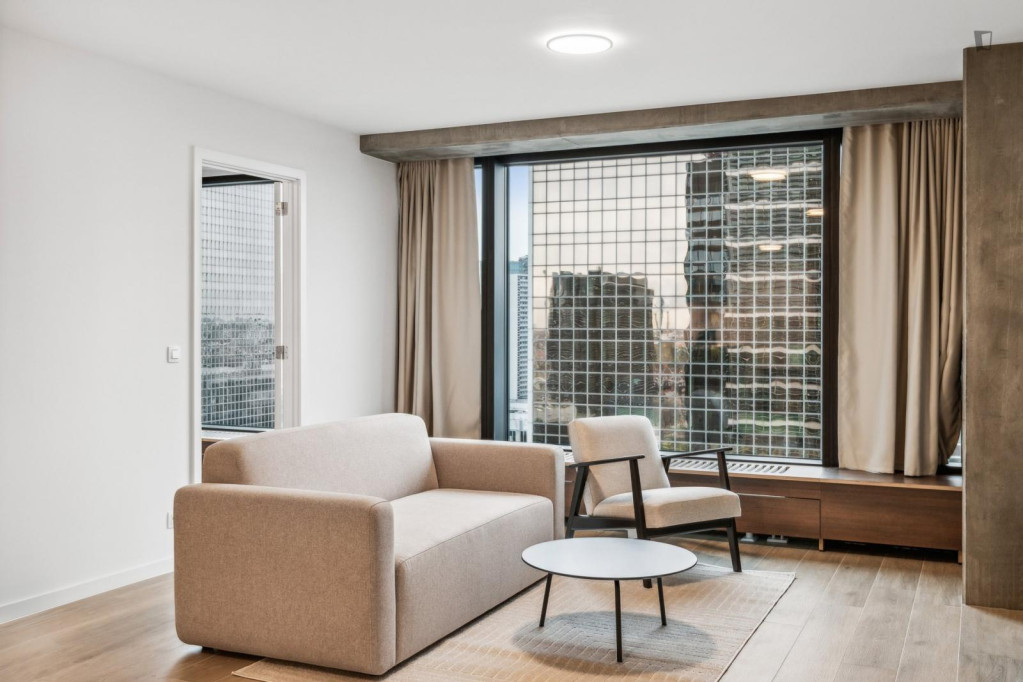 Welcoming 1-bedroom apartment in Nord - Bruxelles - chambre - ImmoJeune