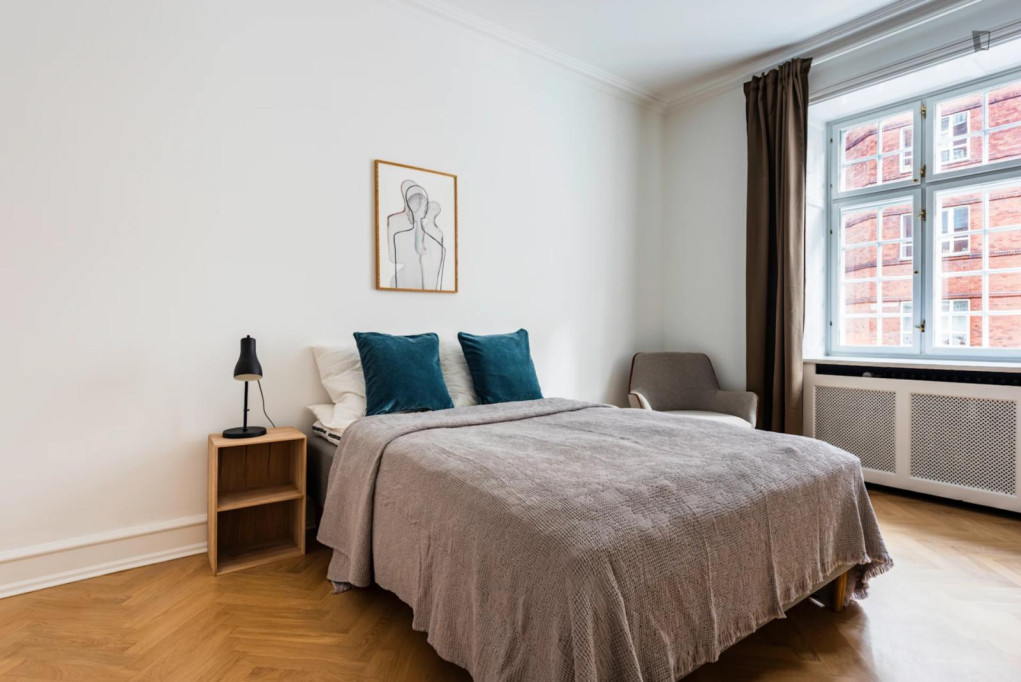 Stylish single bedroom in nice shared flat in Østerbro - Copenhagen - chambre - ImmoJeune