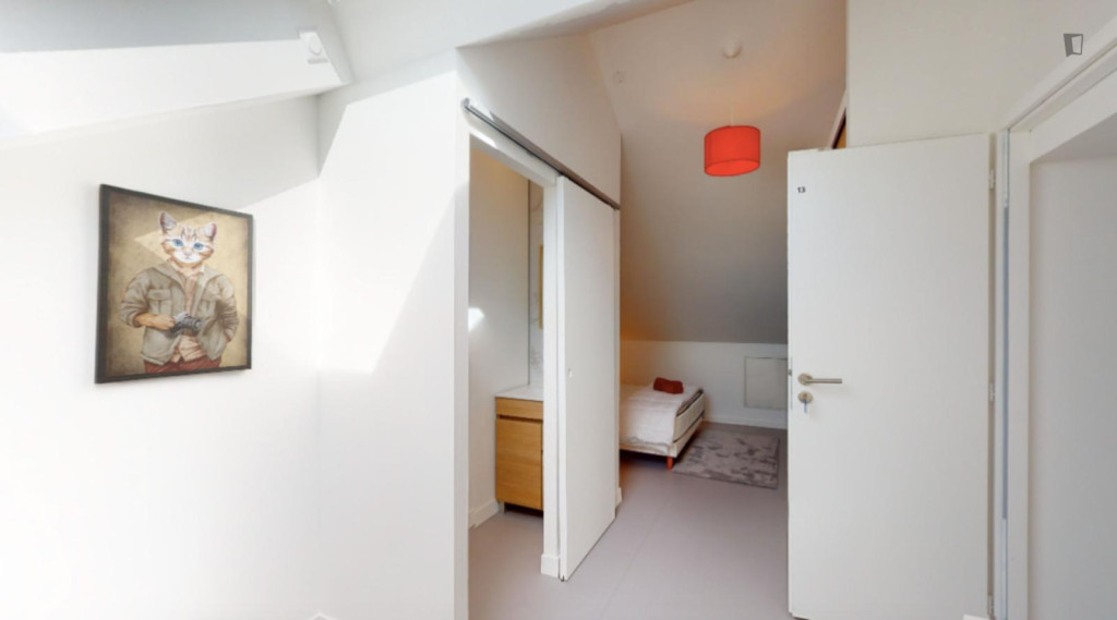 Pleasant double ensuite bedroom in the Île de Nantes