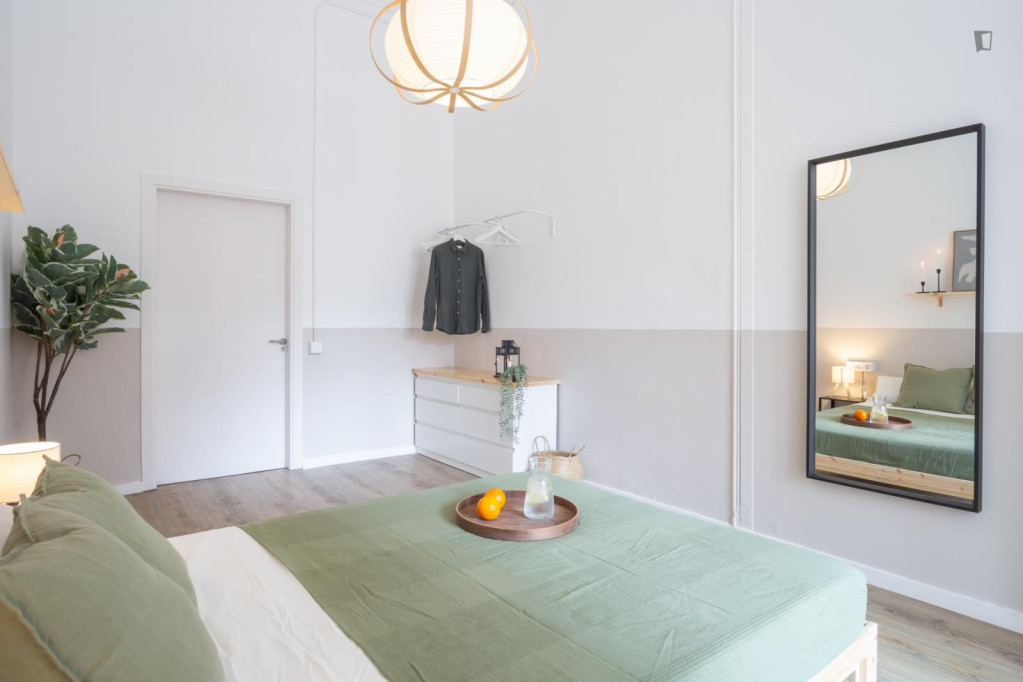 Bright double bedroom in l'Eixample - Barcelone - chambre - ImmoJeune