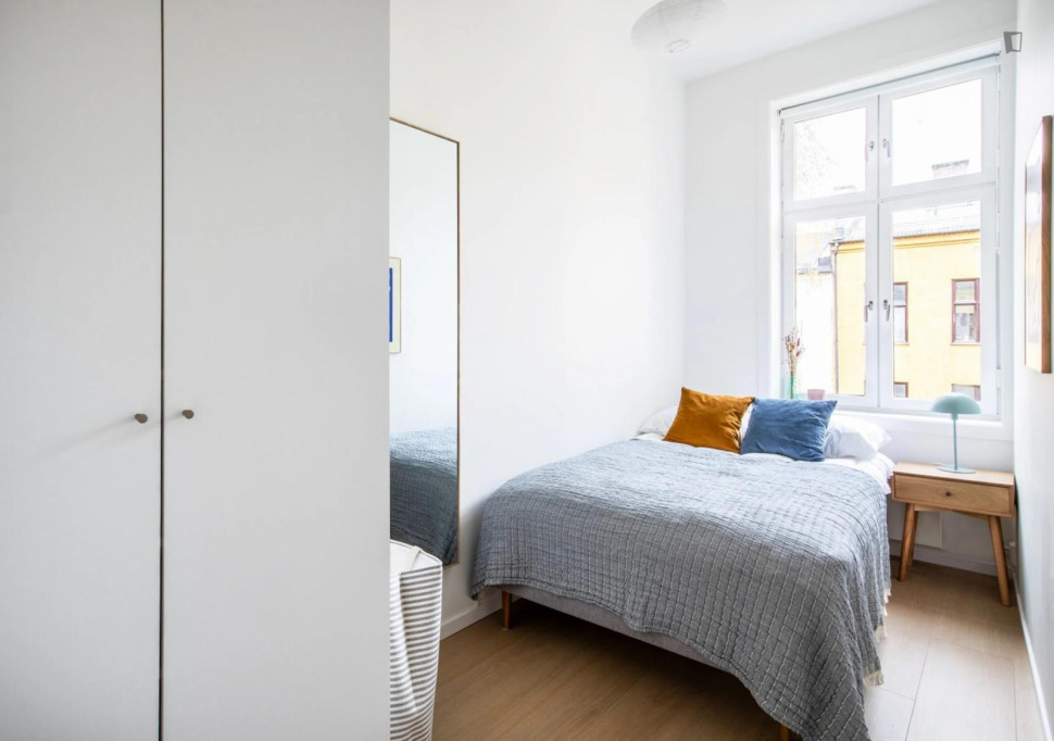 Welcoming single bedroom in Grünerløkka - Oslo - chambre - ImmoJeune