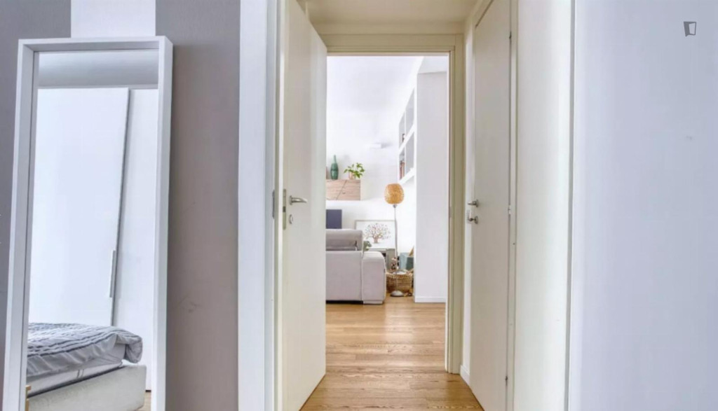 Luminous 1-bedroom apartment near the Domodossola train station