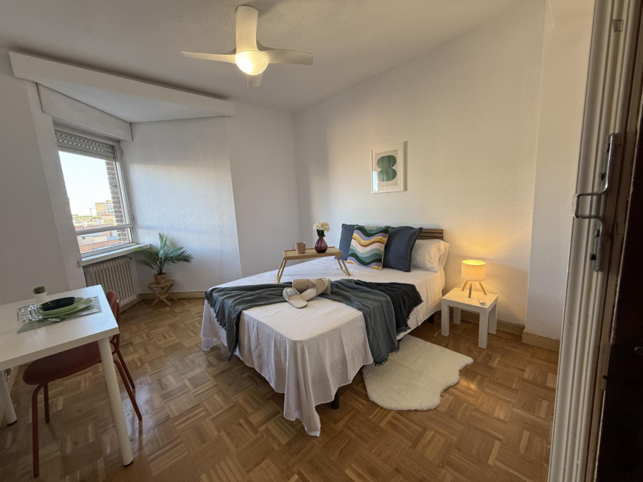 Bright double bedroom in the Estrella neighbourhood - Madrid - chambre - ImmoJeune