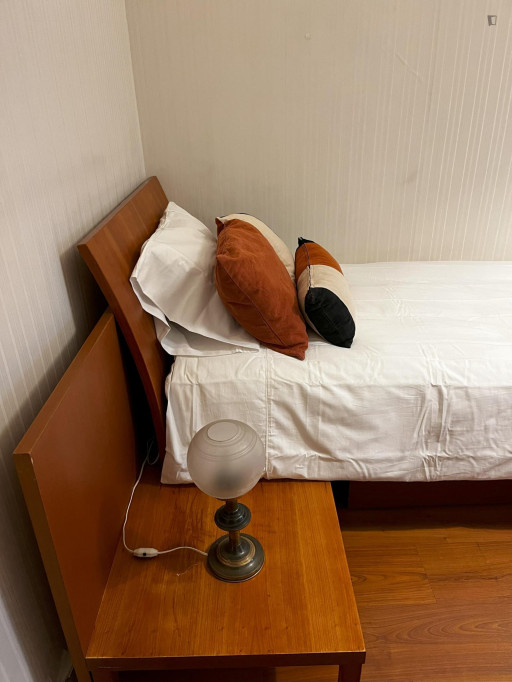 Sunny single bedroom in a 4 bedroom apartment in Benfica - Lisbonne - chambre - ImmoJeune