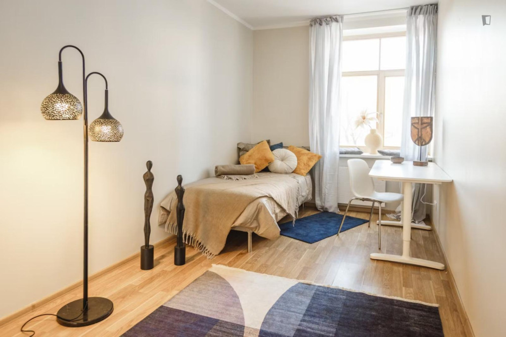 Lovely single bedroom near the centre of Riga - Riga - chambre - ImmoJeune