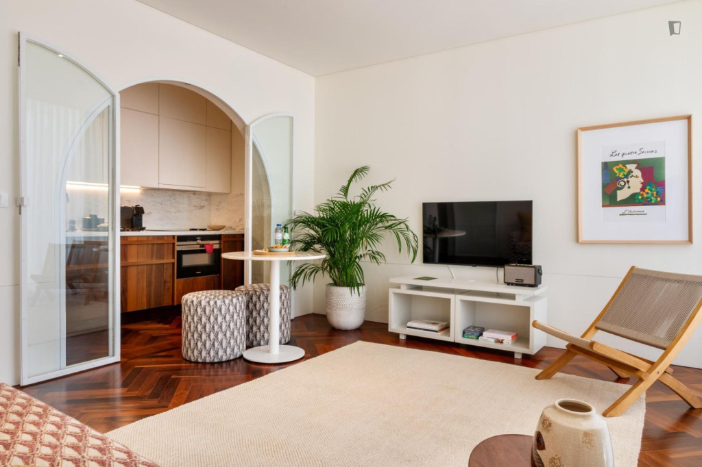 Luxury 1 Bedroom Apartment in a Complex with a swimming pool close to Marquês Metro - Porto - chambre - ImmoJeune