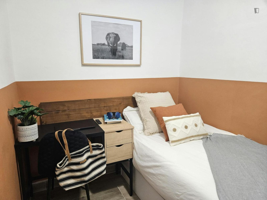 Cosy single bedroom in L'Eixample - Barcelone - chambre - ImmoJeune