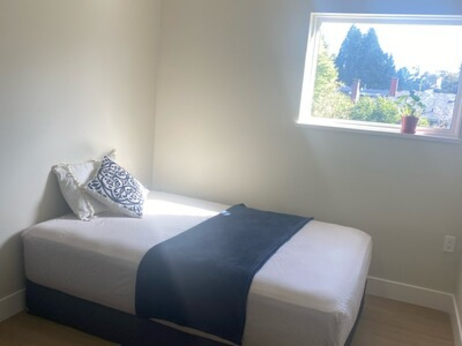 Rooms in bright, new house.