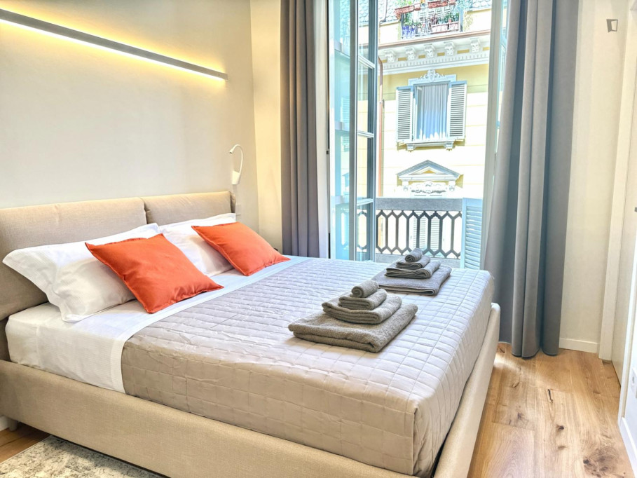 City center, 1-bedroom apartment in Via Lagrange - Turin - chambre - ImmoJeune