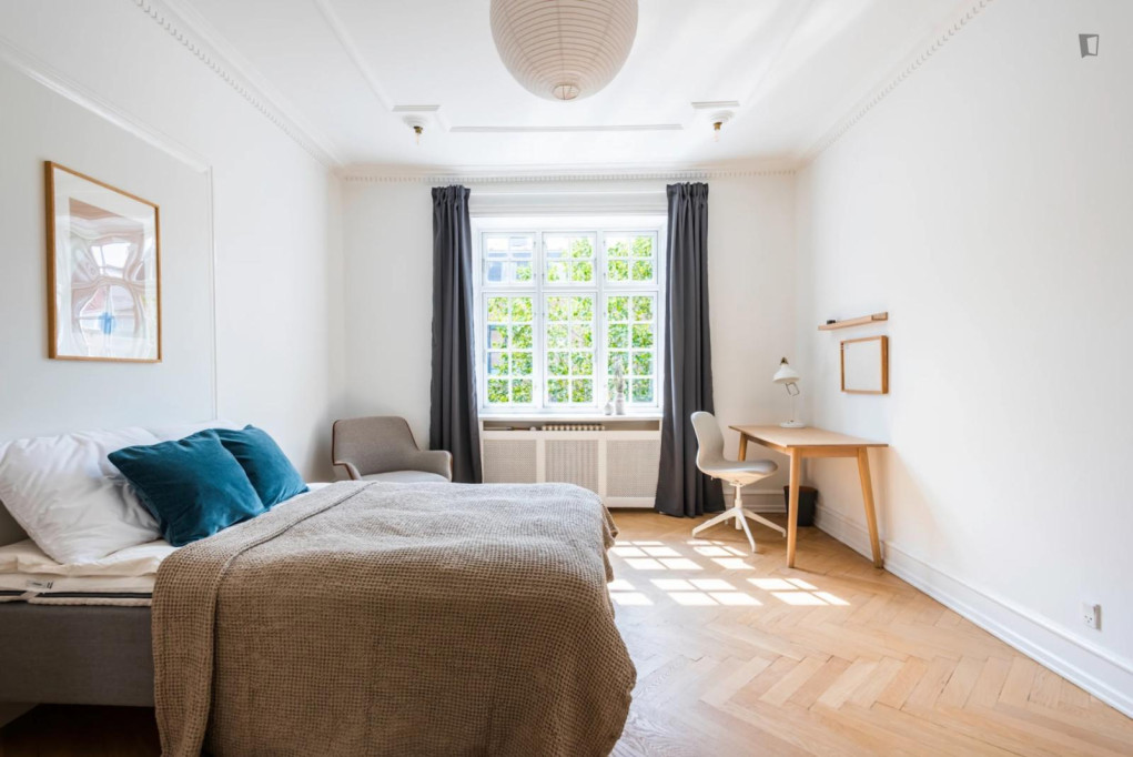 Stylish single bedroom in well-connected Østerbro - Copenhagen - chambre - ImmoJeune