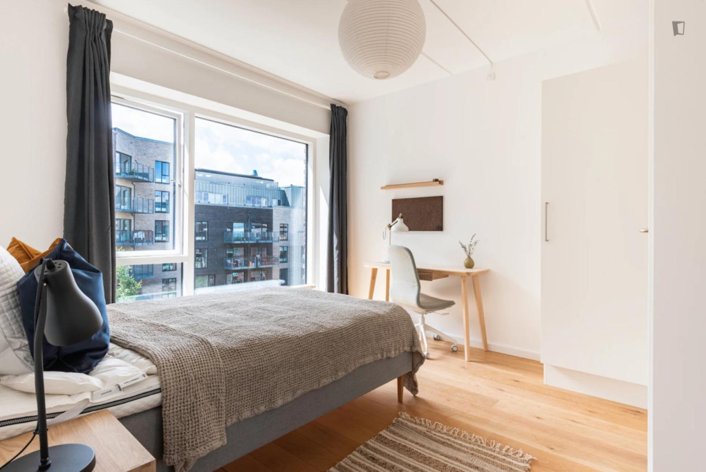Stylish single bedroom in shared flat close to the Aalborg University - Copenhagen - chambre - ImmoJeune