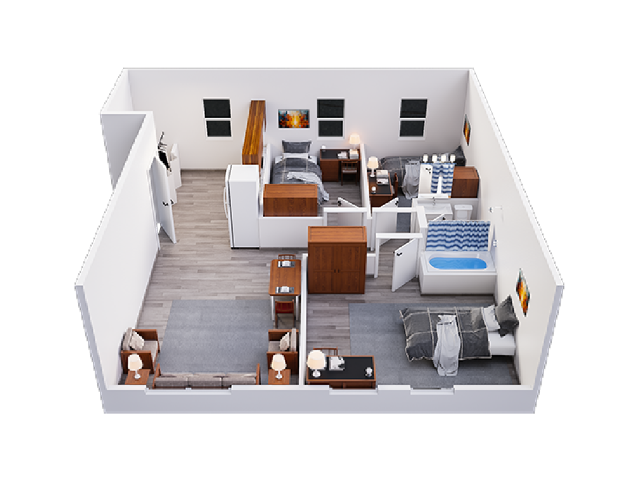 Auden Ithaca - New York City - chambre - ImmoJeune