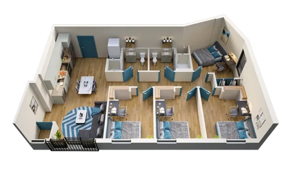 Auden Buffalo - New York City - chambre - ImmoJeune