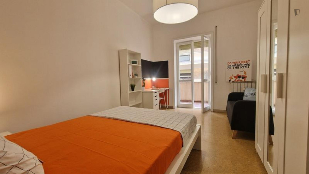 Inviting double bedroom in Portuense - Rome - chambre - ImmoJeune