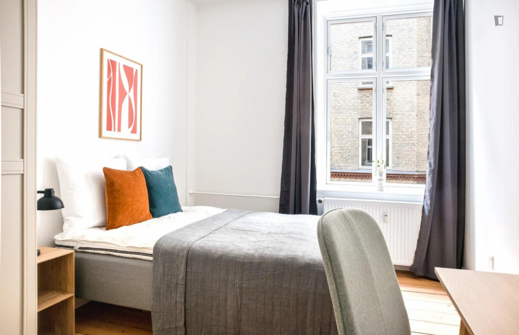 Tasteful double bedroom in Blegdammen - Copenhagen - chambre - ImmoJeune