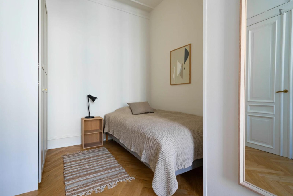 Comfortable single bedroom in shared flat in central Indre By - Copenhagen - chambre - ImmoJeune