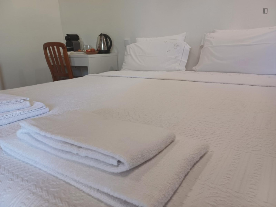 Double bedroom, with private bathroom CRAVO - Porto - chambre - ImmoJeune